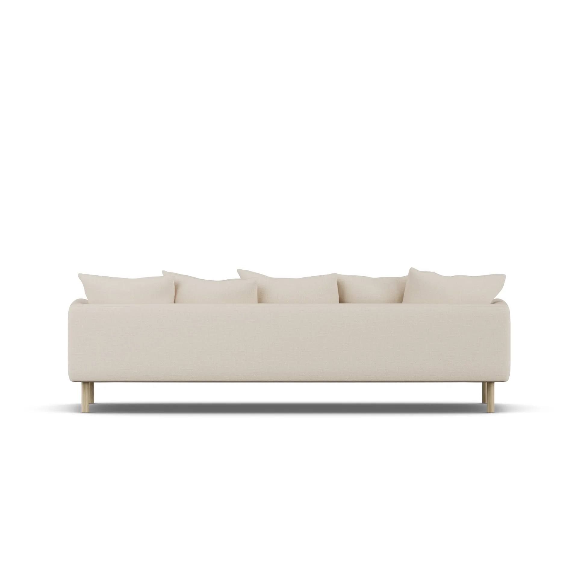 Sjövik sofa, Same Beige 6670-hvitoljet eik, 3,5-seters 1898