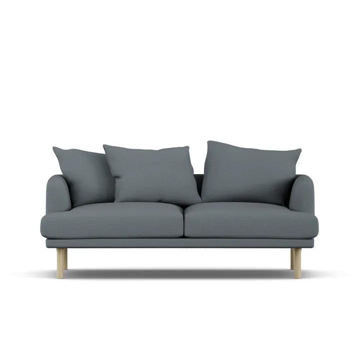 Sjövik sofa - Same Blue 6678-hvitoljet eik, 2,5-seters - 1898