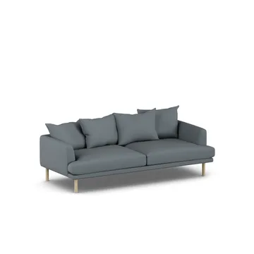 Sjövik sofa - Same Blue 6678-hvitoljet eik, 3-seters - 1898