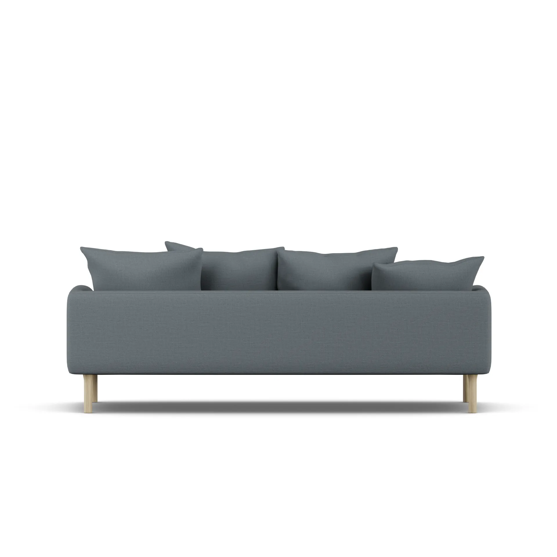 Sjövik sofa, Same Blue 6678-hvitoljet eik, 3-seters 1898
