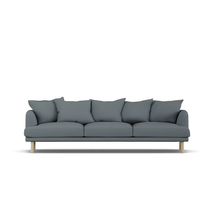 Sjövik sofa - Same Blue 6678-hvitoljet eik, 3,5-seters - 1898