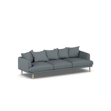 Sjövik sofa - Same Blue 6678-hvitoljet eik, 3,5-seters - 1898