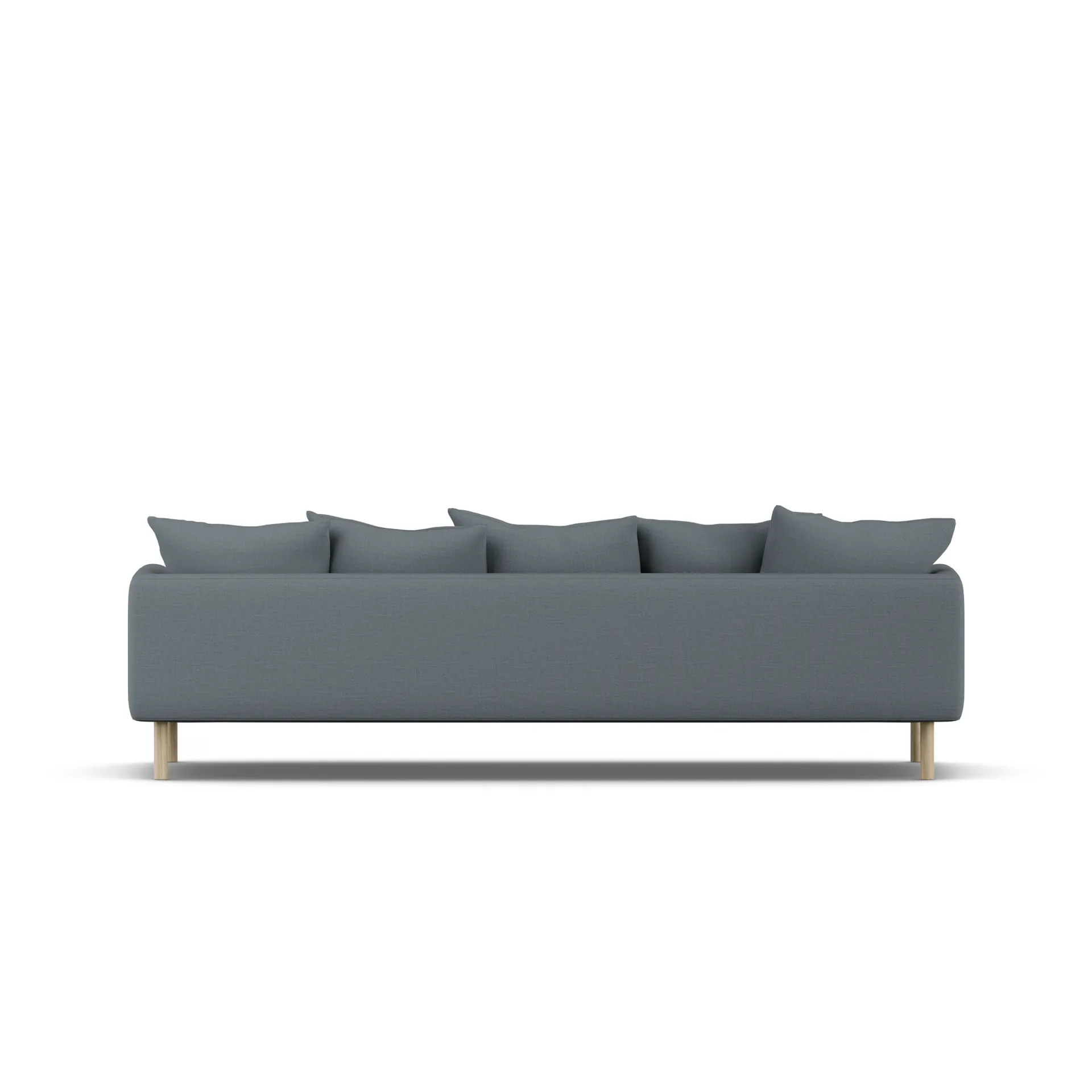 Sjövik sofa, Same Blue 6678-hvitoljet eik, 3,5-seters 1898