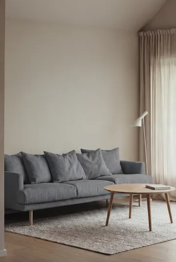 Sjövik sofa - Same Blue 6678-hvitoljet eik, 3,5-seters - 1898