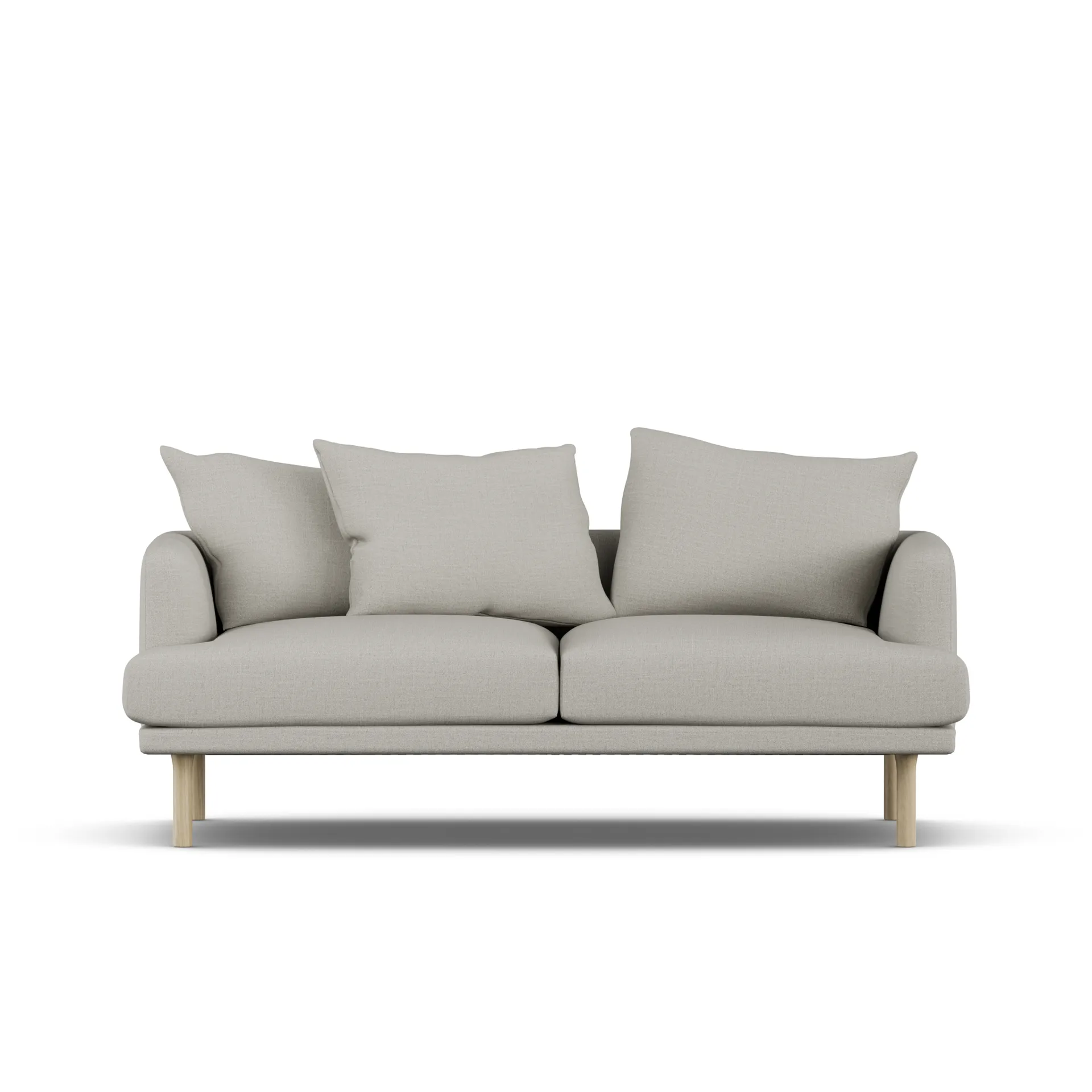 Sjövik sofa, Same Grey 6673-hvitoljet eik, 2,5-seters 1898
