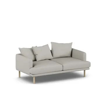 Sjövik sofa - Same Grey 6673-hvitoljet eik, 2,5-seters - 1898