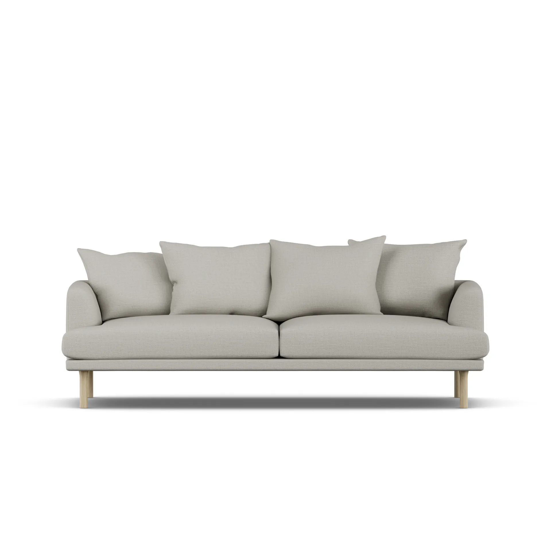Sjövik sofa, Same Grey 6673-hvitoljet eik, 3-seters 1898