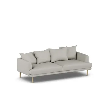 Sjövik sofa - Same Grey 6673-hvitoljet eik, 3-seters - 1898
