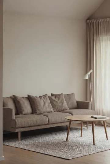 Sjövik sofa - Same Mole 6674-hvitoljet eik, 3,5-seters - 1898