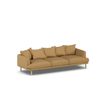 Sjövik sofa - Same Ochre 6676-hvitoljet eik, 3,5-seters - 1898