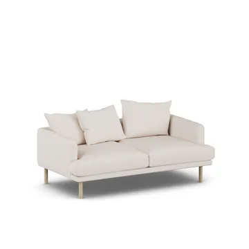 Sjövik sofa - Same Off White 6671-hvitoljet eik, 2,5-seters - 1898