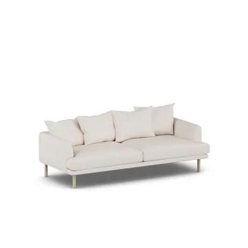 Sjövik sofa - Same Off White 6671-hvitoljet eik, 3-seters - 1898