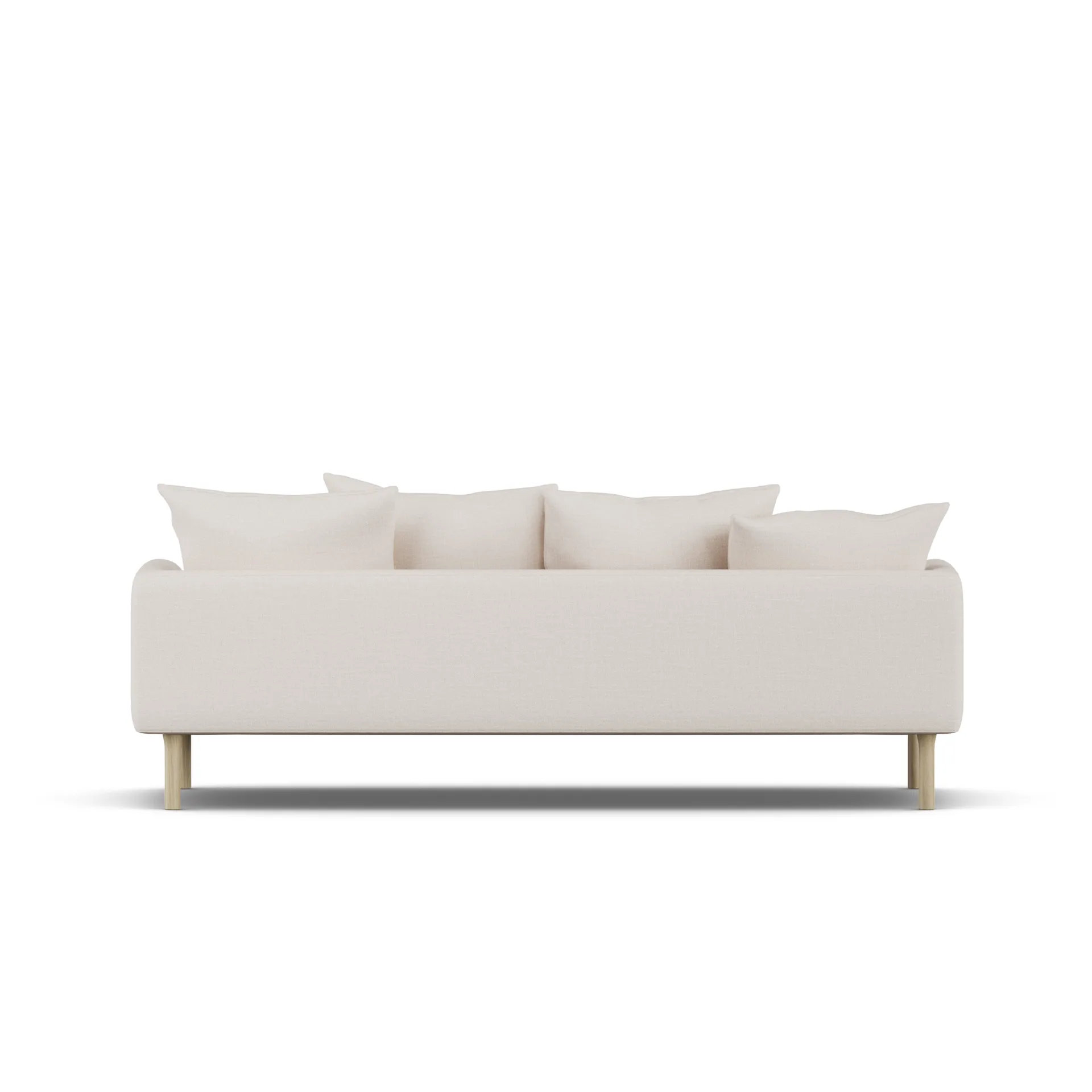 Sjövik sofa, Same Off White 6671-hvitoljet eik, 3-seters 1898