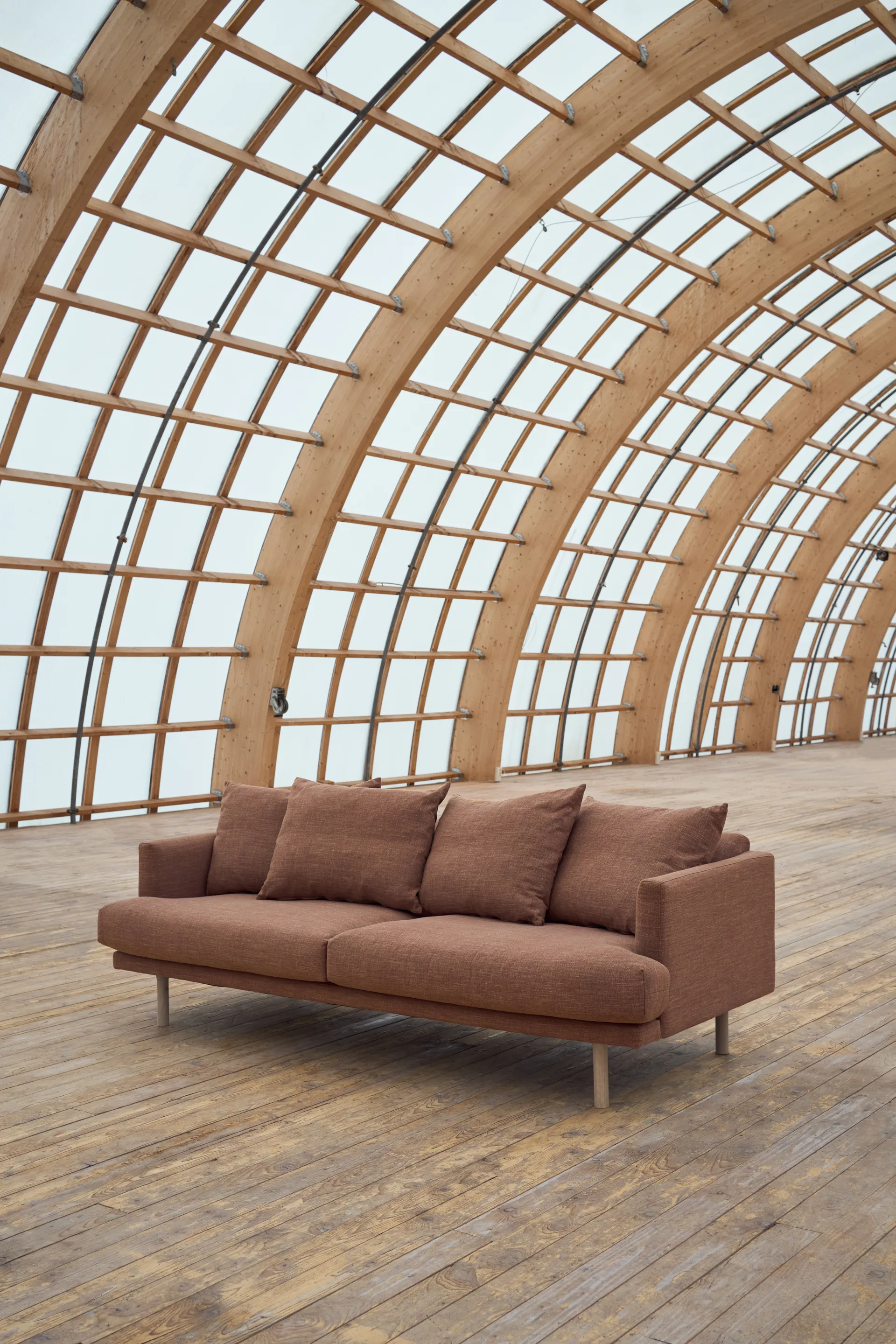 Sjövik sofa, Same Rust 6675-hvitoljet eik, 3-seters 1898