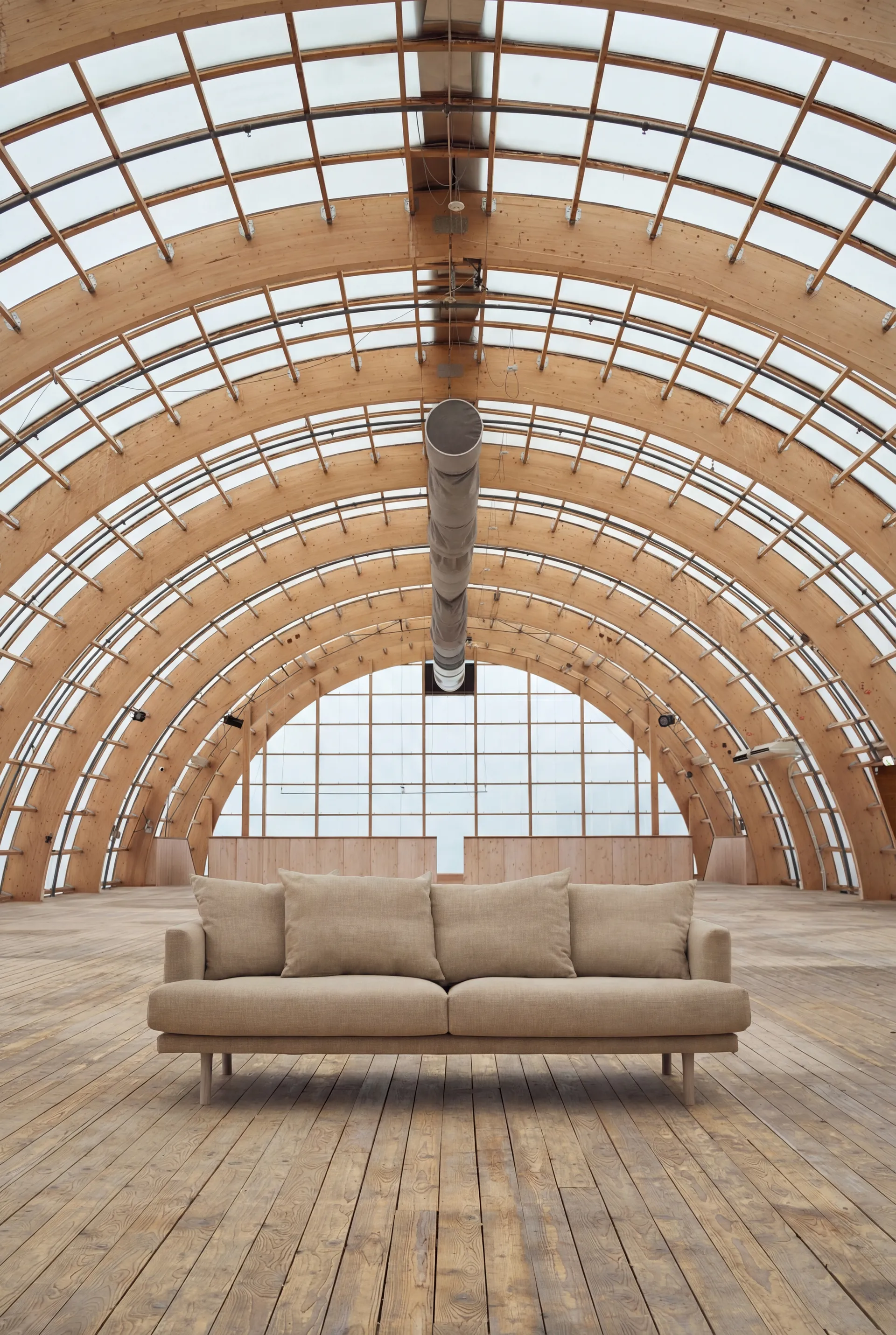 Sjövik sofa, Same Sand 6672-hvitoljet eik, 3-seters 1898