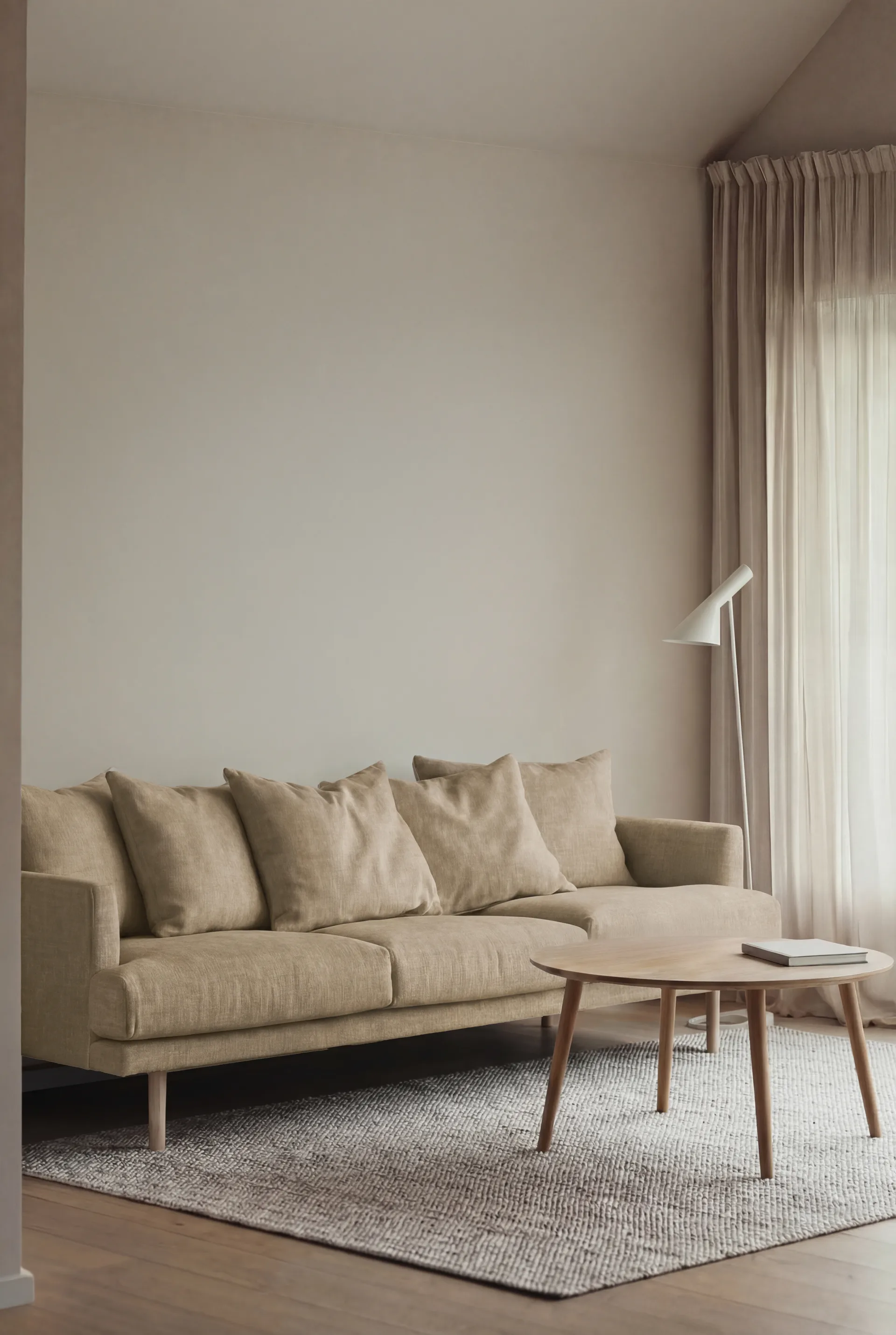 Sjövik sofa, Same Sand 6672-hvitoljet eik, 3,5-seters 1898