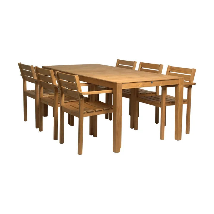 Sköndal spisegruppe med 6 stoler teak - 1898
