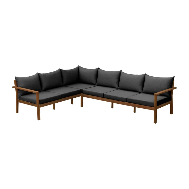 Stockaryd hjørnesofa teak/dark grey - 1898