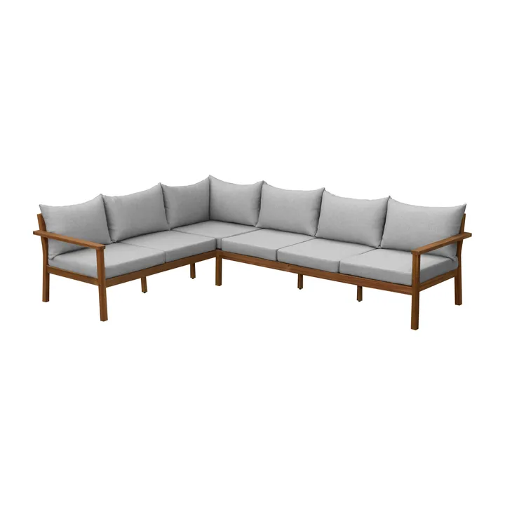 Stockaryd hjørnesofa teak/light grey - 1898