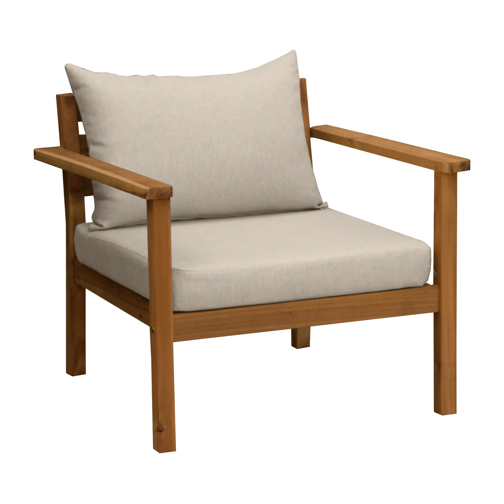 Stockaryd loungestol teak/beige,  1898