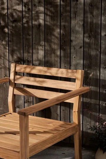 Stockaryd loungestol teak/beige - 1898