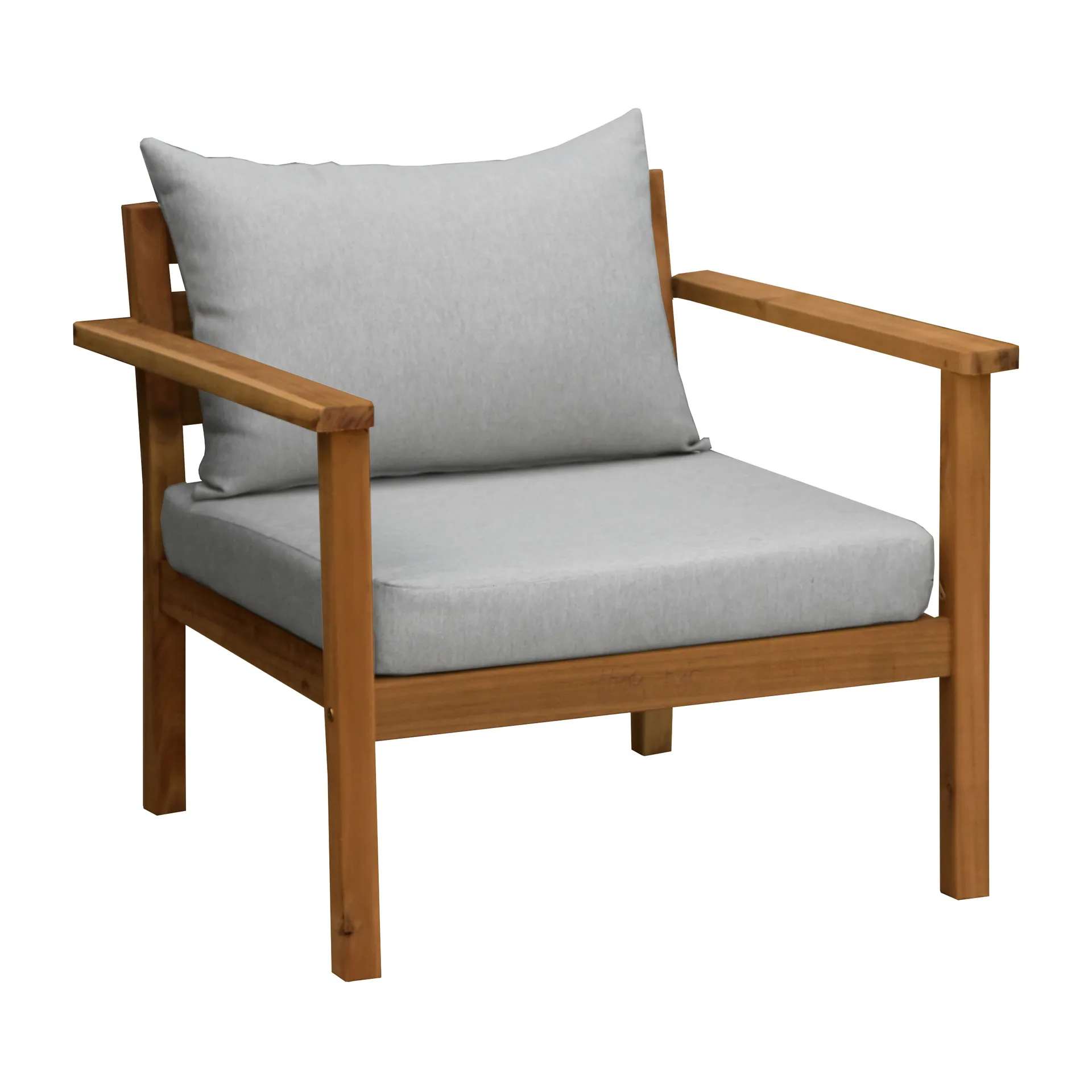 Stockaryd loungestol teak/light grey,  1898