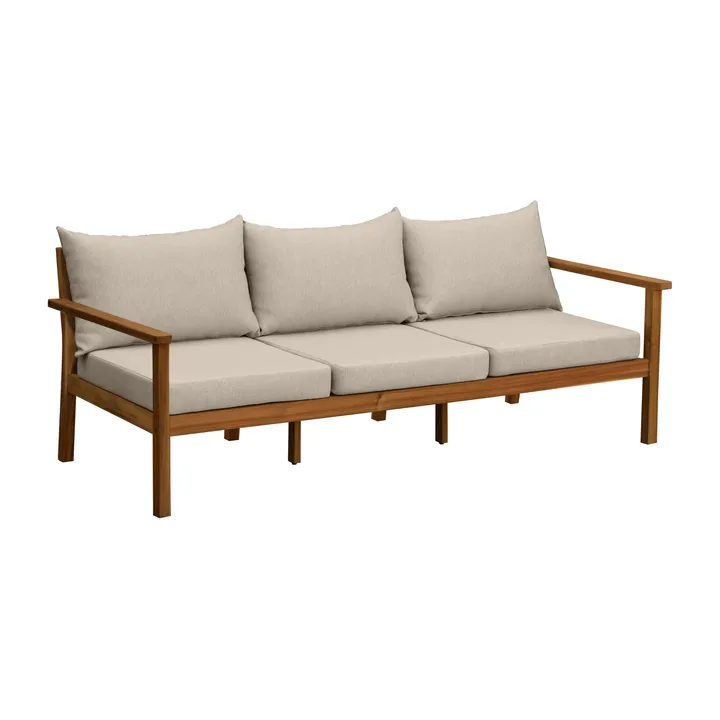 Stockaryd sofa 3-seter teak/beige - 1898