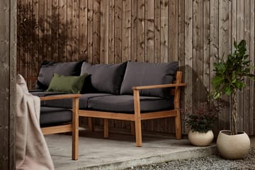 Stockaryd sofa 3-seter teak/dark grey - undefined - 1898