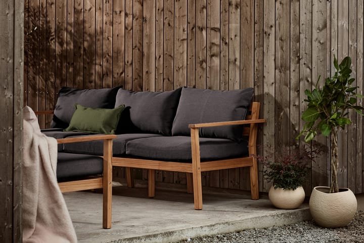 Stockaryd sofa 3-seter teak/dark grey 1898