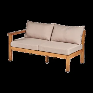 Stockaryd sofa modul 2-seter høyre teak/beige - 1898