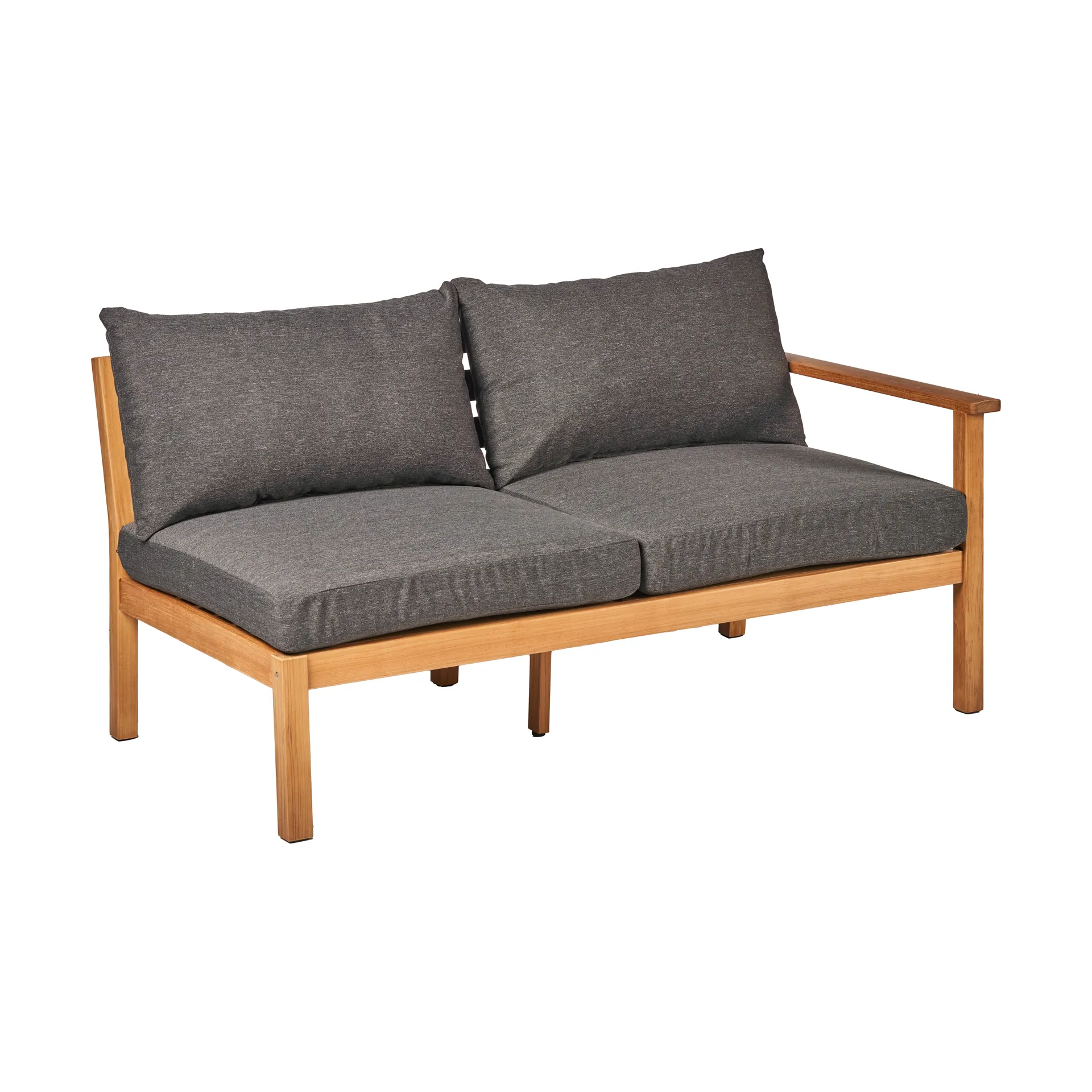 Stockaryd sofamodul 2-seter venstre teak/dark grey,  1898