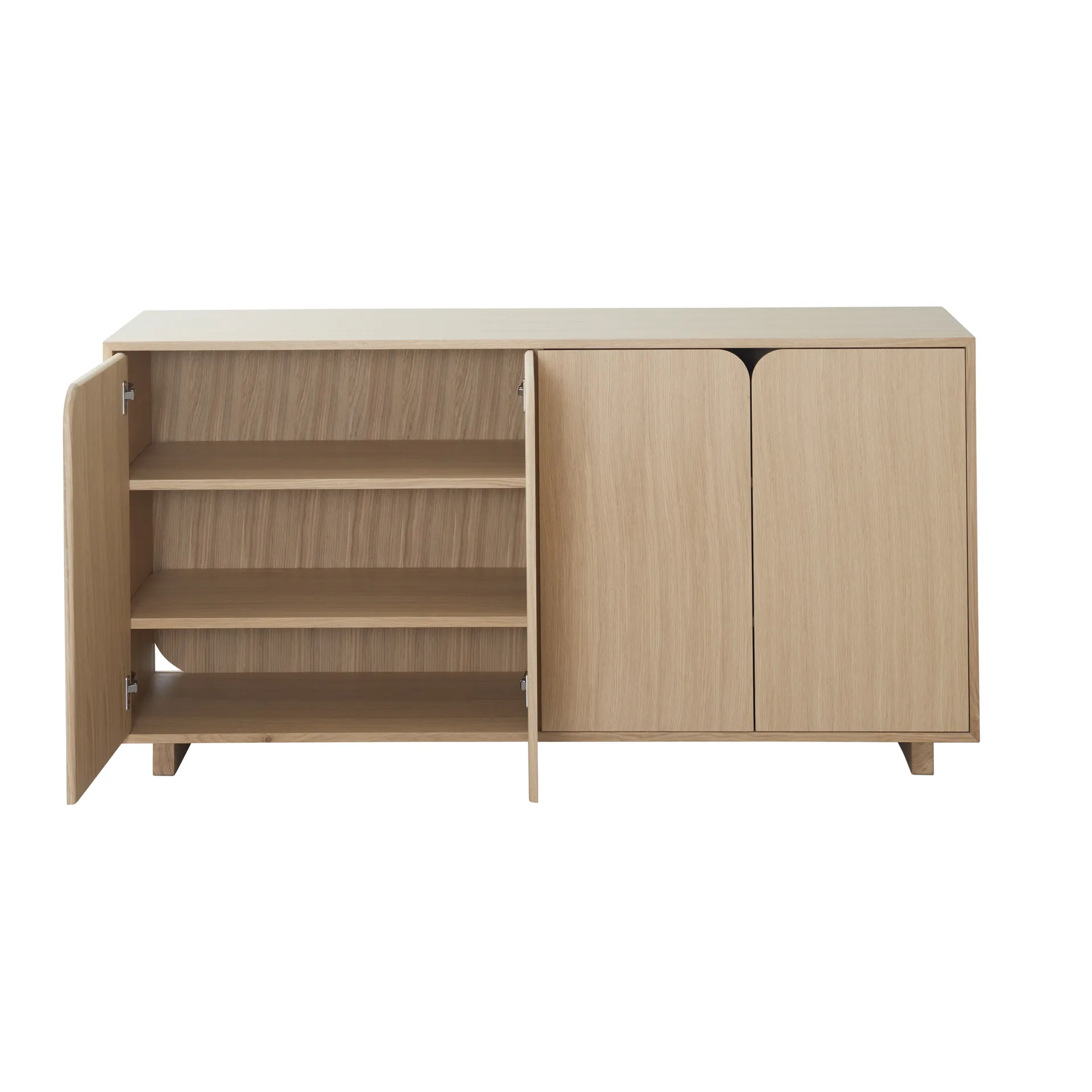 Vidja sidebord, Hvitpigmentert eik 1898