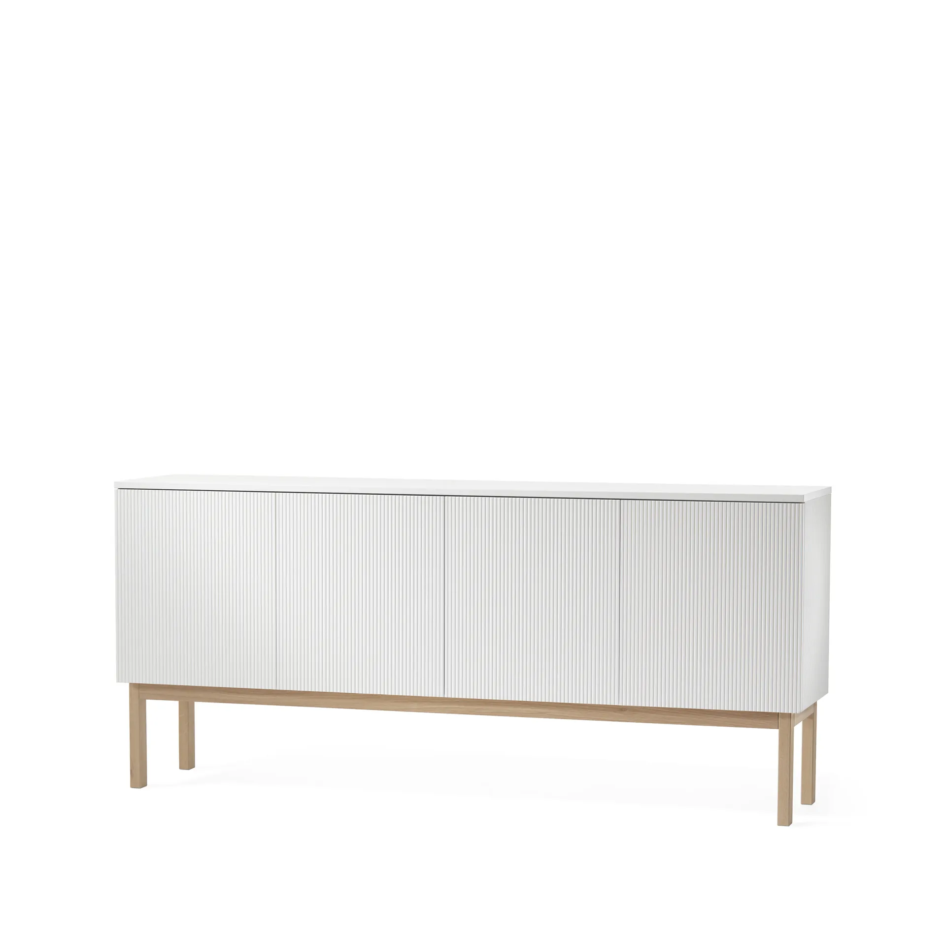 Beam sideboard, Hvitlakkert, stativ i hvitoljet eik A2