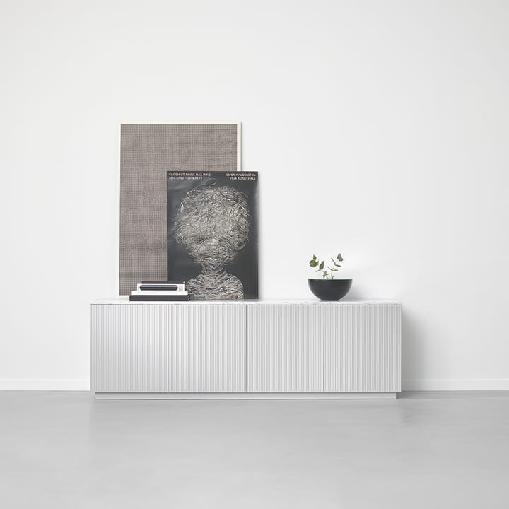 Beam sideboard, Lysegrå, lysegrå sokkel A2