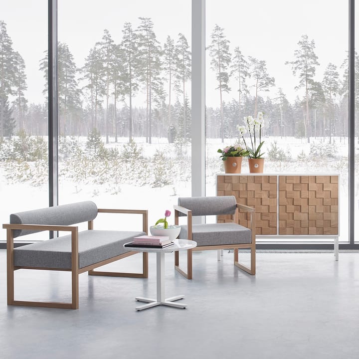 Collect 2016 lavt skap, Hvitoljet eik-hvit A2