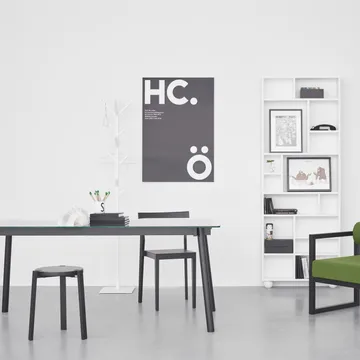 Corners spisebord - eik oljet, glass - A2