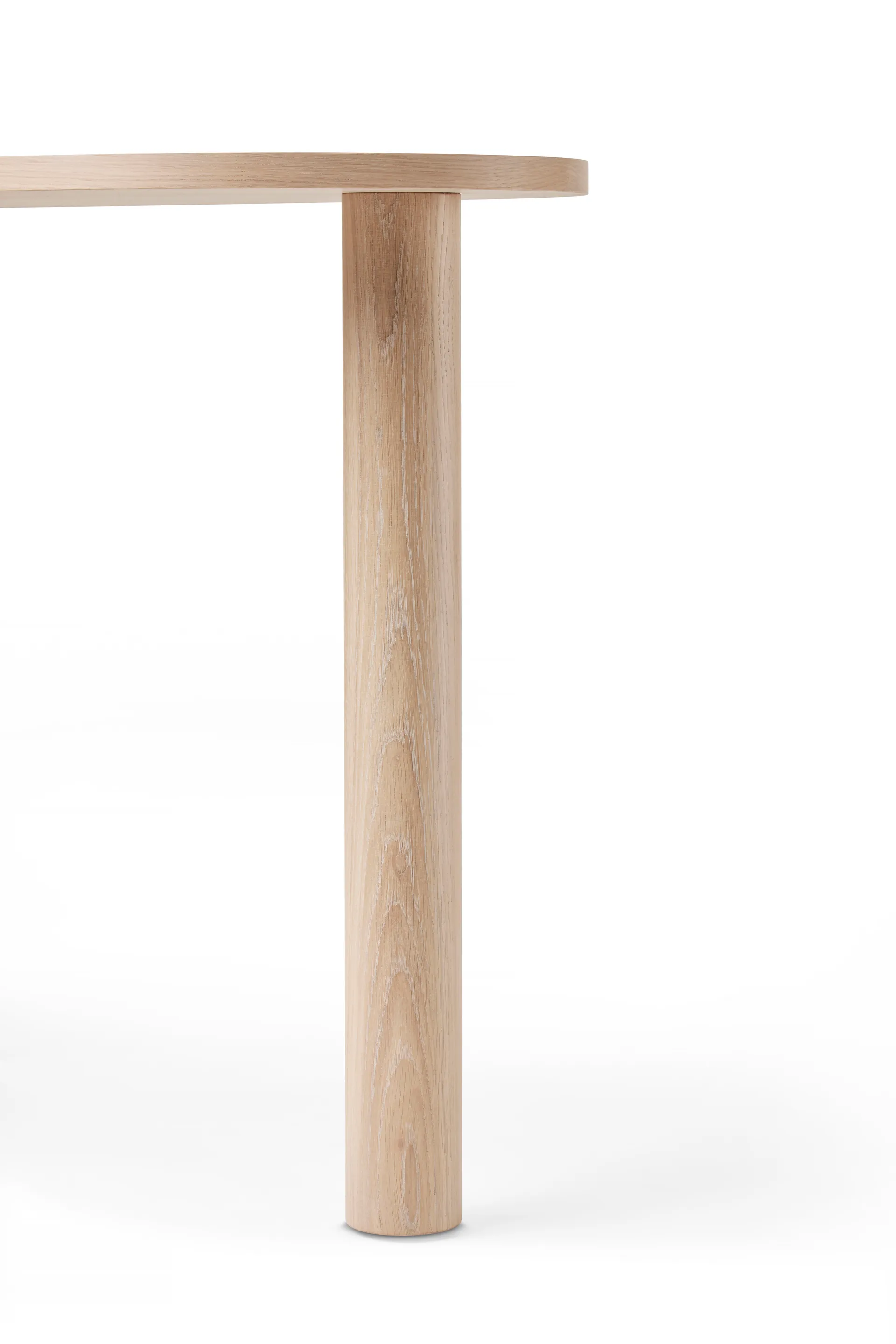 Hub skrivebord, Hvitoljet eik, 100x73x43 cm A2