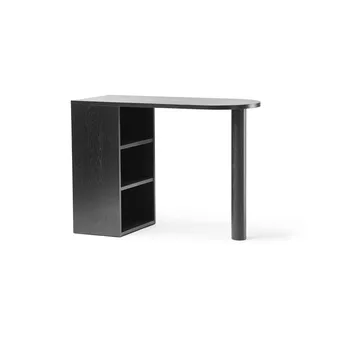 Hub skrivebord - Svartbeiset eik, 100x73x43 cm - A2