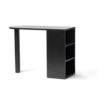 Hub skrivebord - Svartbeiset eik, 100x73x43 cm - A2