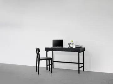 Mind skrivebord - Svartbeiset eik, 118x74x44 cm - A2