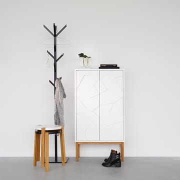 Twig veggknagg - hvit - A2