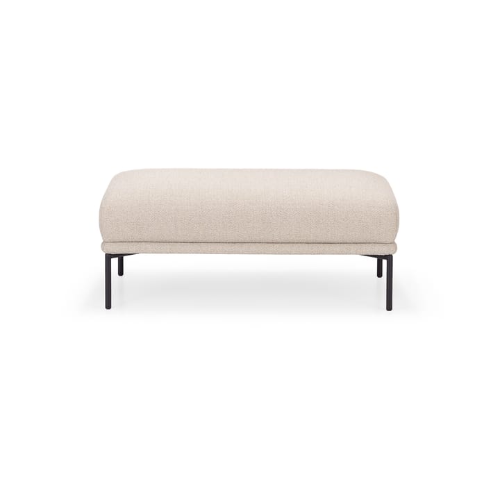 Baron ottoman 60x96 cm - Bohemian 010, svarte stålføtter - Adea