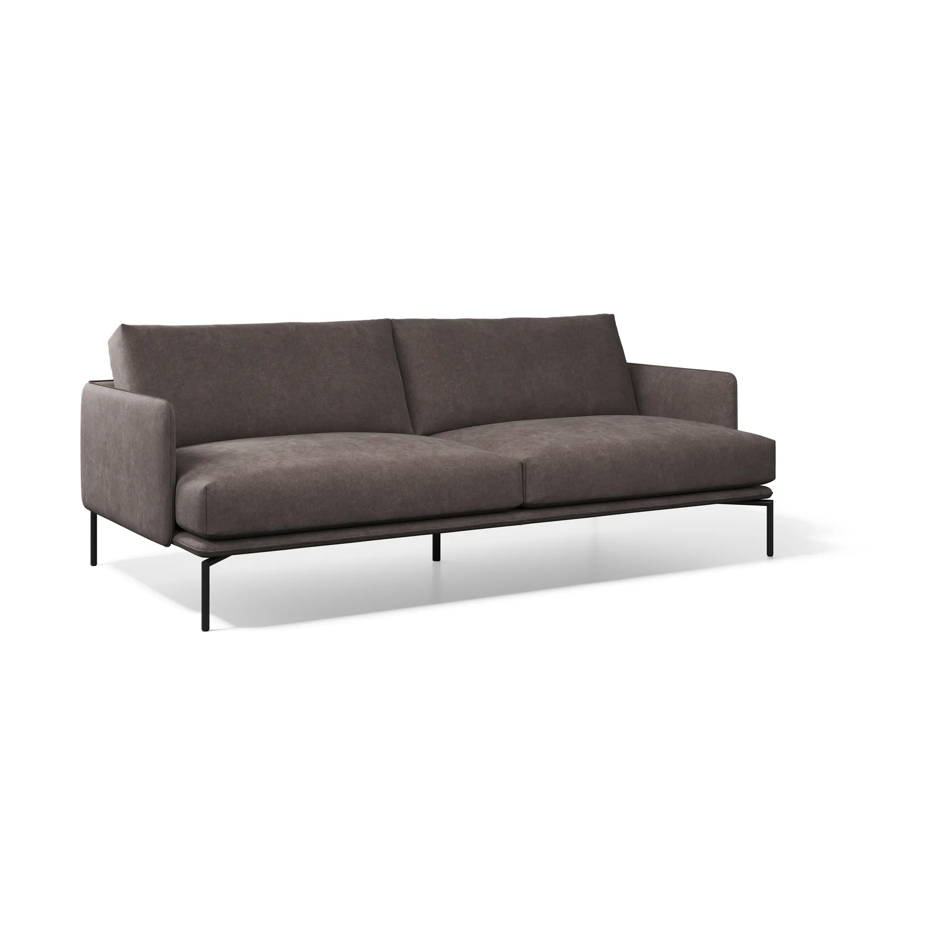 Baron sofa 3-seters, Lær adea nubuck 98–210 cm Adea