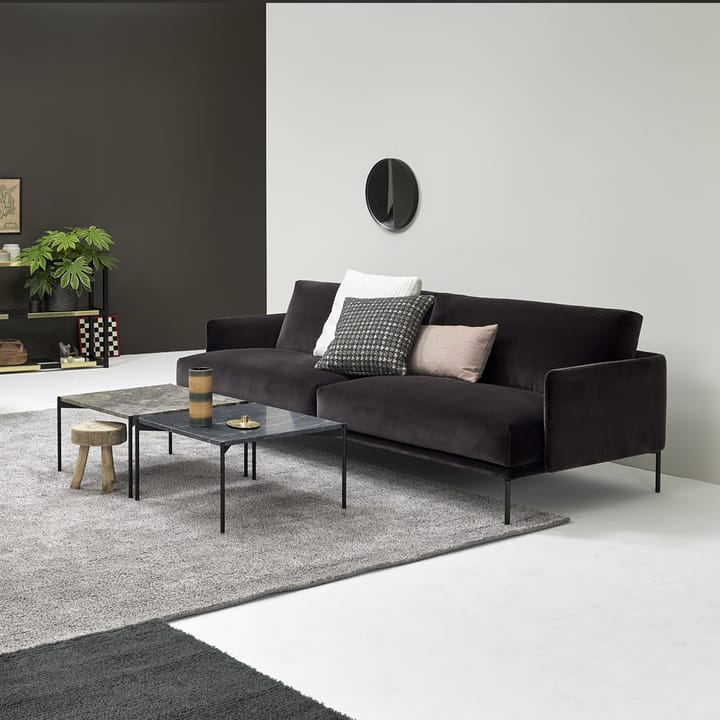 Baron sofa 3-seters, skinn master 53 whiskey, 210 cm Adea