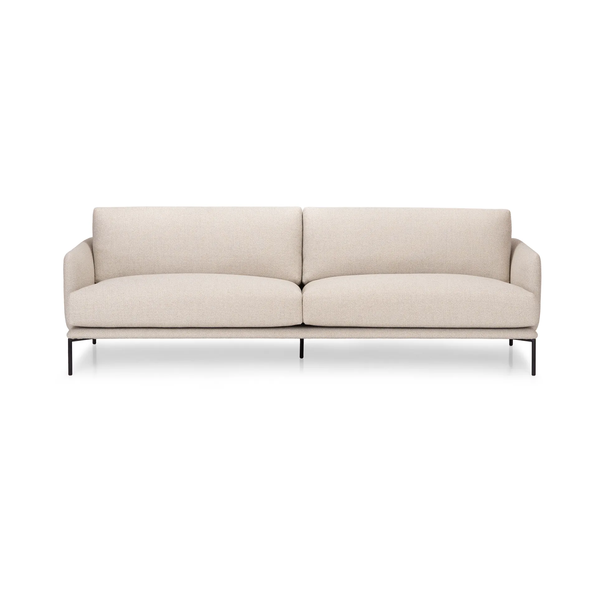 Baron sofa 3-seters, Stoff bohemian 000 hvit-237 cm Adea