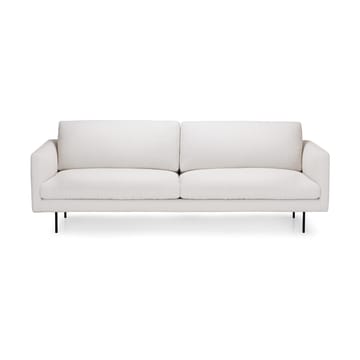 Basel sofa 220 cm - Siru 93 white-svarte ben - Adea