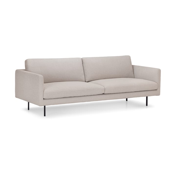 Basel sofa 220 cm - Siru 94 beige-svarte ben - Adea