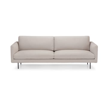 Basel sofa 220 cm - Siru 94 beige-svarte ben - Adea