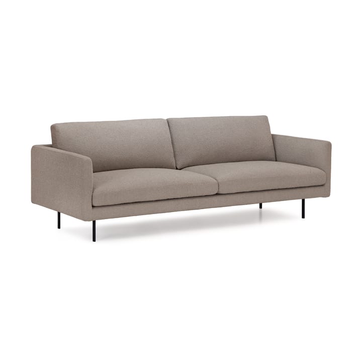 Basel sofa 220 cm - Siru 97 sand-svarte ben - Adea