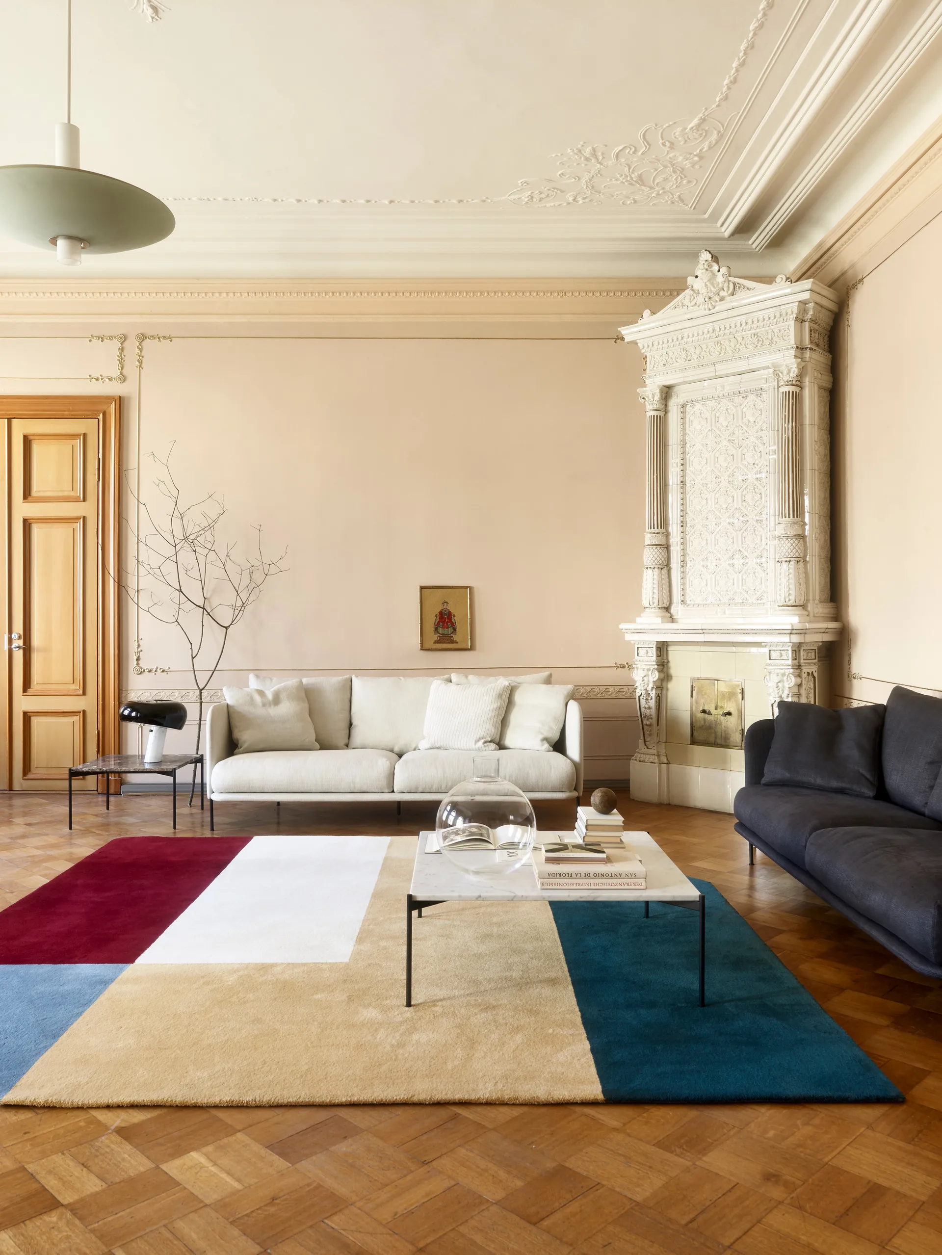 Bonnet Grand sofa, Baltimore 04 brun-svarte ben Adea